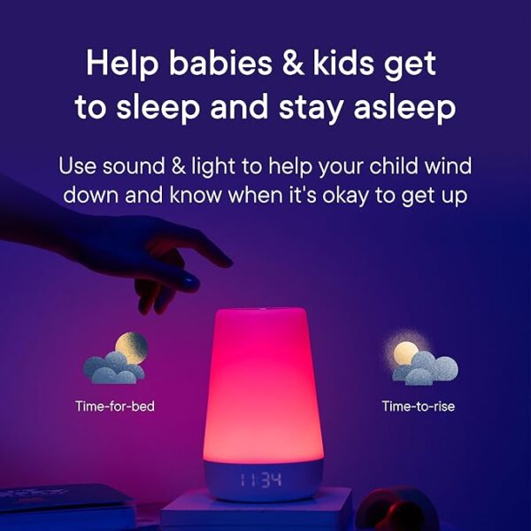 Rest Baby Sound Machine 2nd Gen – Night Light, White Noise, Sleep Trainer & Time-to-Rise Clock (Wi-Fi) - Image 3